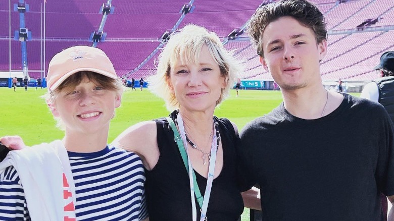 Atlas Tupper, Anne Heche, Homer Laffoon au stade mai 2022