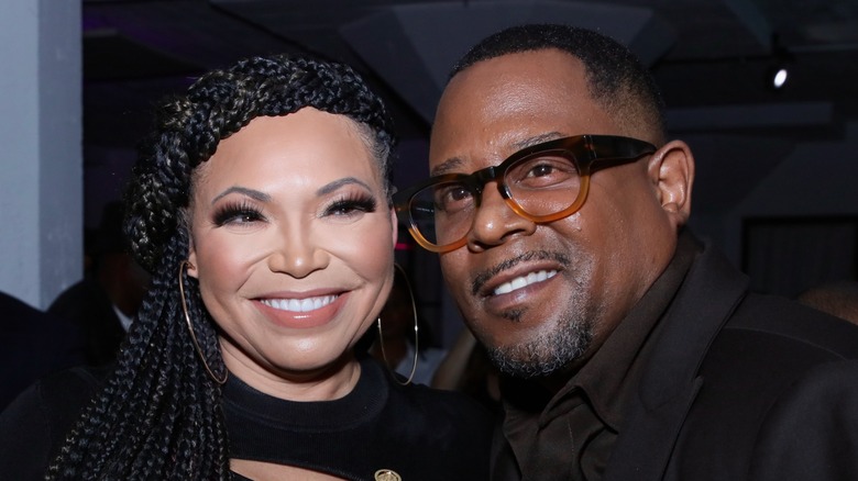 Tisha Campbell, Martin Lawrence souriant