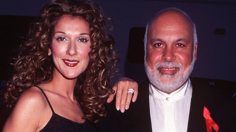 Céline Dion et son mari René Angélil au début des années 90