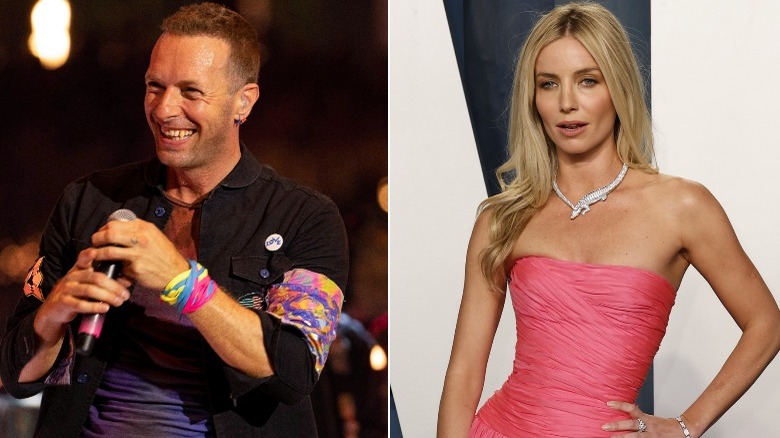 Chris Martin et Annabelle Wallis côte à côte