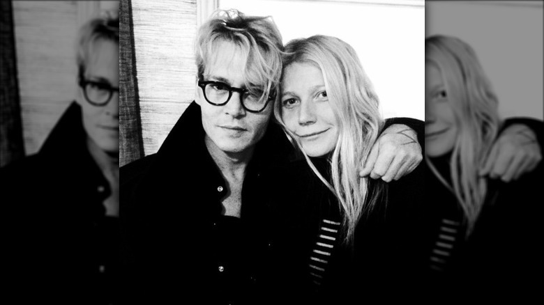 Johnny Depp et Gwyneth Paltrow posent