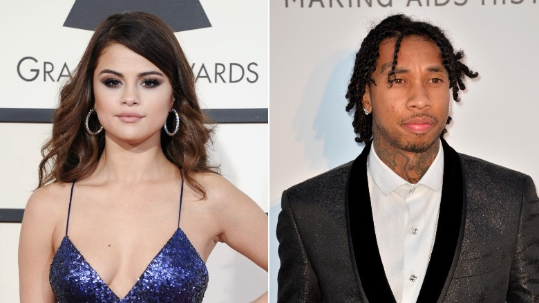 Selena Gomez et Tyga côte à côte