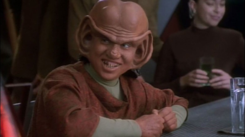 Aron Eisenberg dans le rôle de Nog dans Star Trek Deep Space Nine