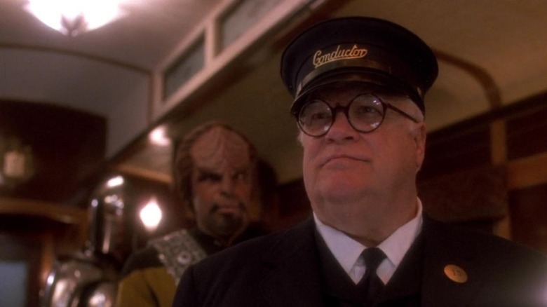 David Huddleston en tant que chef d'orchestre dans Star Trek The Next Generation