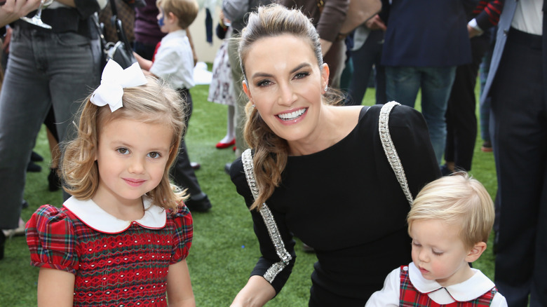 Elizabeth Chambers avec ses enfants