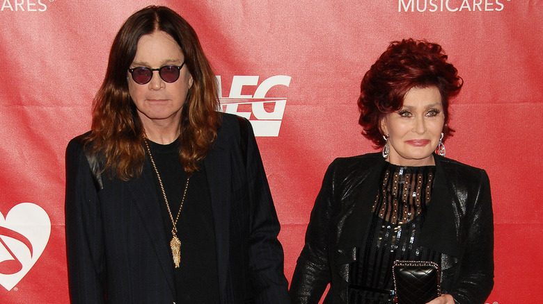 Sharon et Ozzy Osbourne posent 