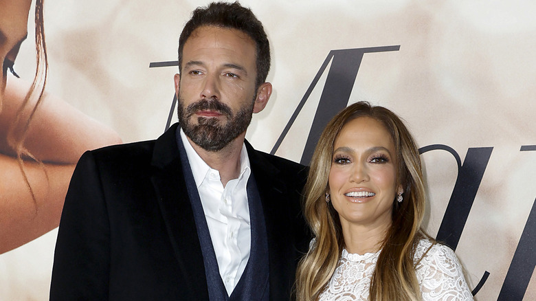 Jennifer Lopez et Ben Affleck, posant ensemble