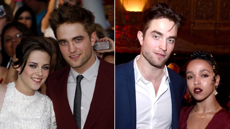 Robert Pattinson avec Kristen Stewart et FKA Twigs