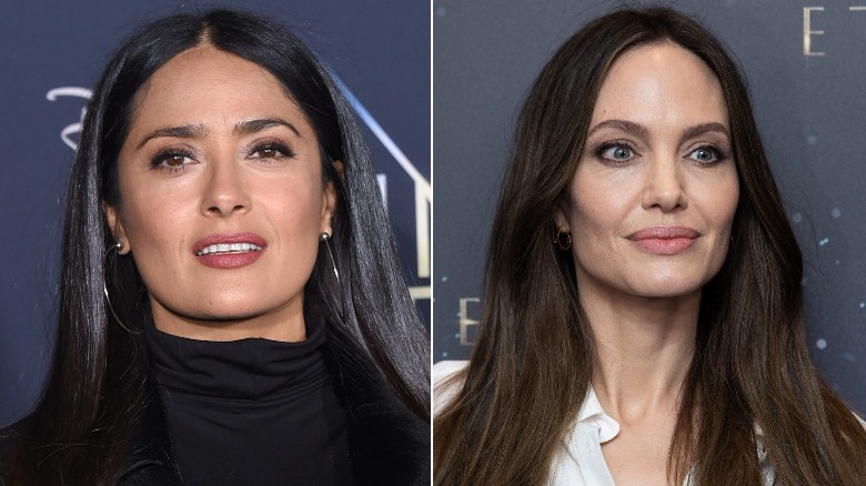 Salma Hayek et Angelina Jolie