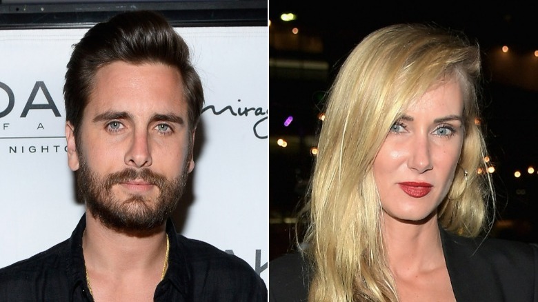 Scott Disick souriant et Kimberly Stewart posant