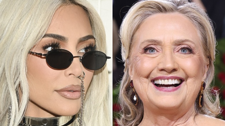 Kim Kardashian et Hillary Clinton