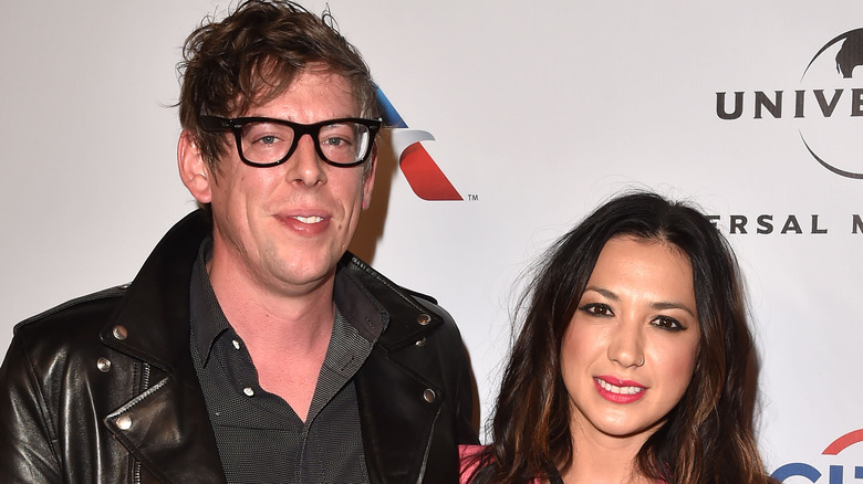 Michelle Branch, Patrick Carney souriant