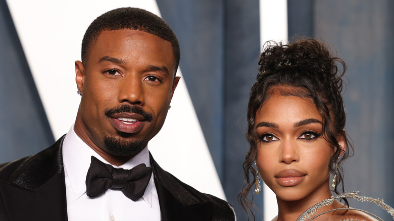 Michael B. Jordan, Lori Harvey posant