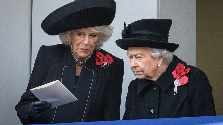 Camilla Parker Bowles, la reine Elizabeth parle