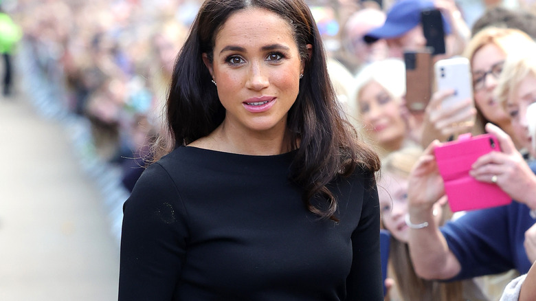 Meghan Markle s'arrête pour des photos