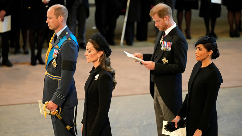 Le cortège de la reine Elizabeth II