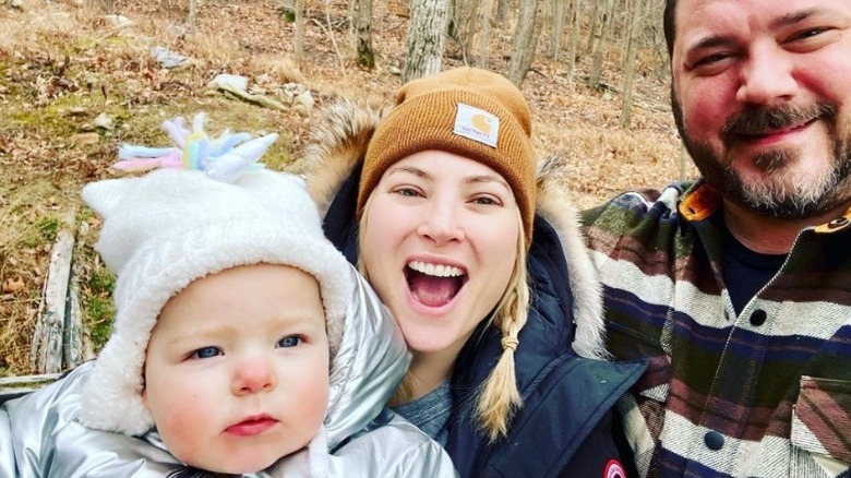 Meghan McCain, Ben Domenech et sa fille Liberty 