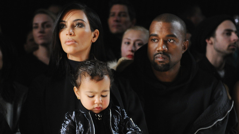 Kim Kardashian, Kanye West et bébé North