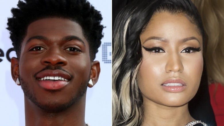 Séparation des images de Lil Nas X et Nicki Minaj