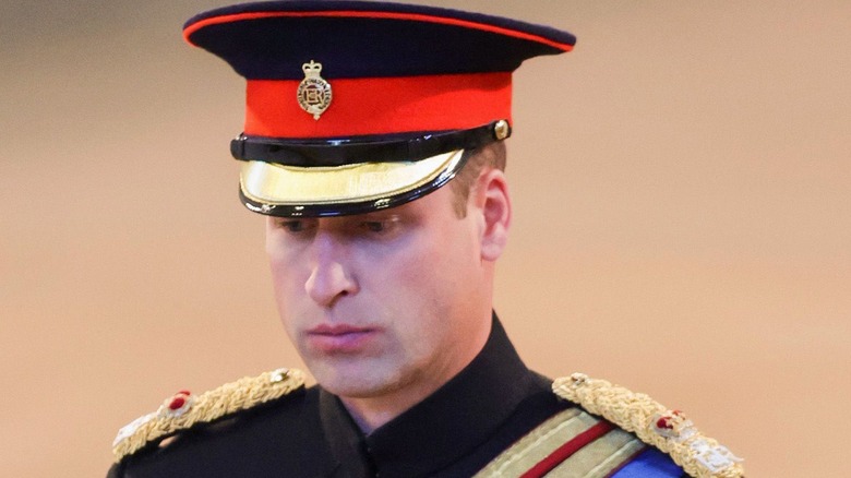 Le prince William à la veillée de la reine 