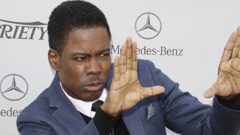 Chris Rock se moque des caméras en 2015