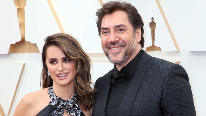 Penelope Cruz et Javier Bardem souriants