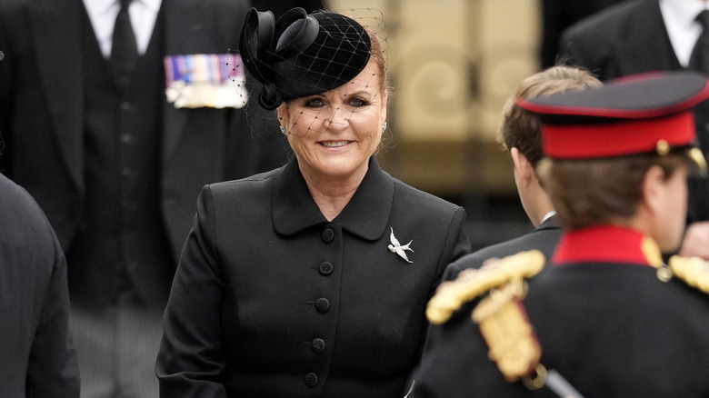 Sarah Ferguson souriante