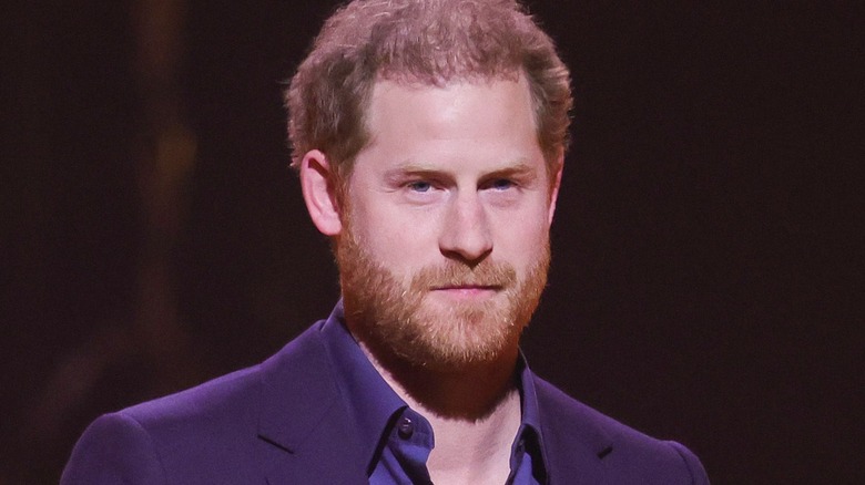 Le prince Harry sur scène