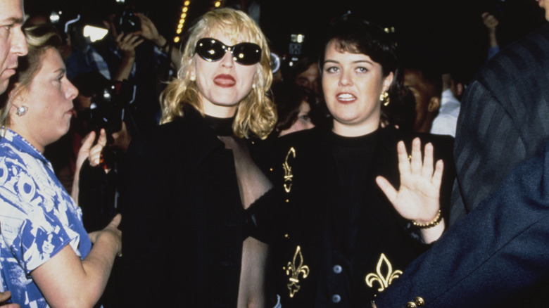 Madonna et Rosie O'Donnell posent