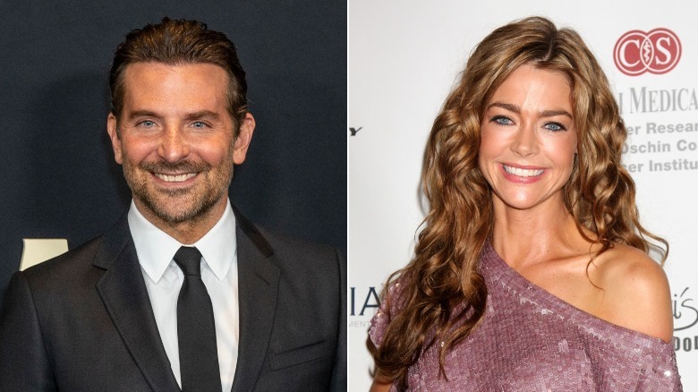 Bradley Cooper et Denise Richards côte à côte, souriant