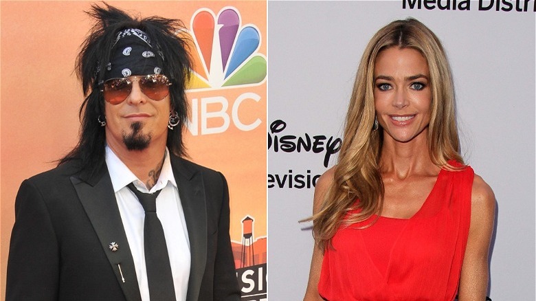 Nikki Sixx et Denise Richards côte à côte, souriantes