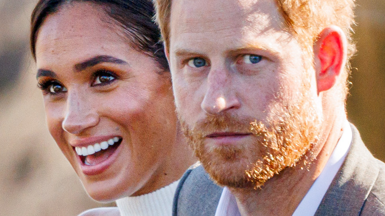 Meghan Markle et le prince Harry lors d'un événement