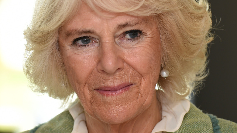 Camilla Parker-Bowles posant