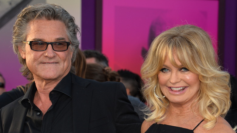 Kurt Russell et Goldie Hawn sur le tapis rouge.