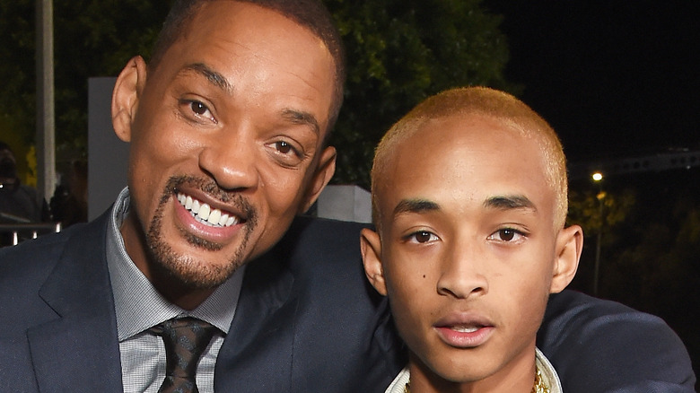 Will Smith posant avec Jaden Smith