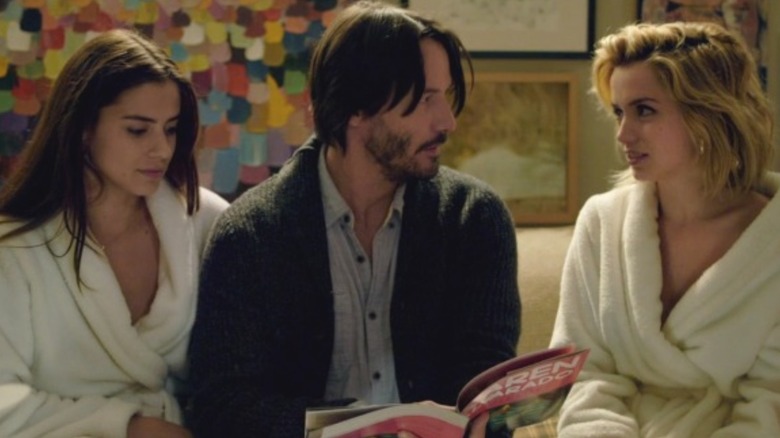 Lorenza Izzo, Keanu Reeves et Ana de Armas dans "Toc Toc"