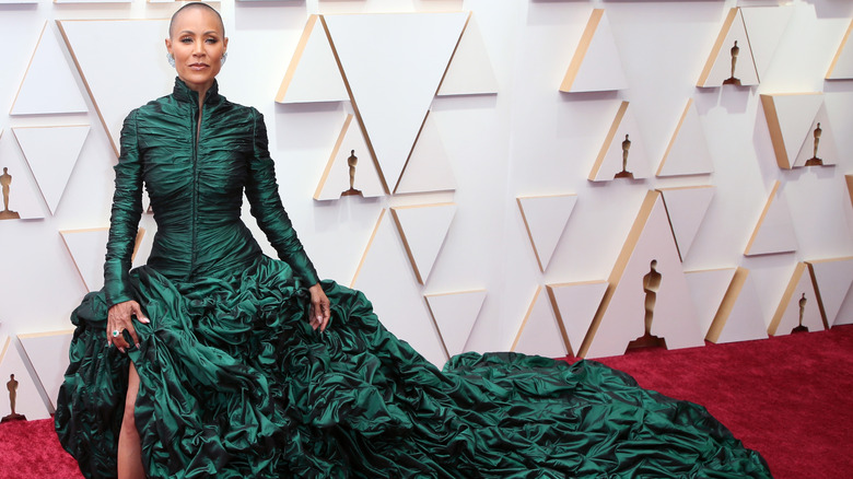 Jada Pinkett Smith pose aux Oscars