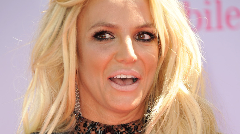 Britney Spears bouche bée