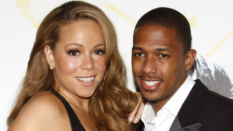 Mariah Carey et Nick Cannon posent 