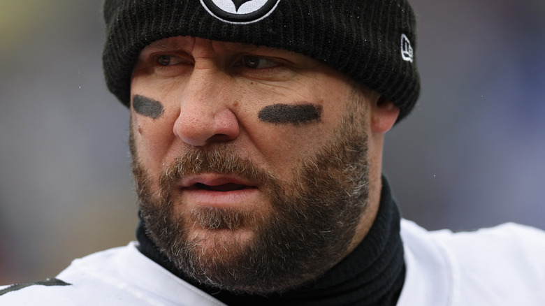 Ben Roethlisberger dans le chapeau des Steelers