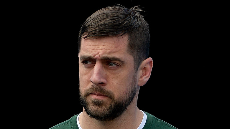 Aaron Rodgers en chemise verte