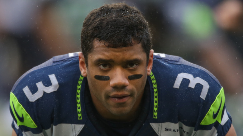 Russel Wilson en uniforme