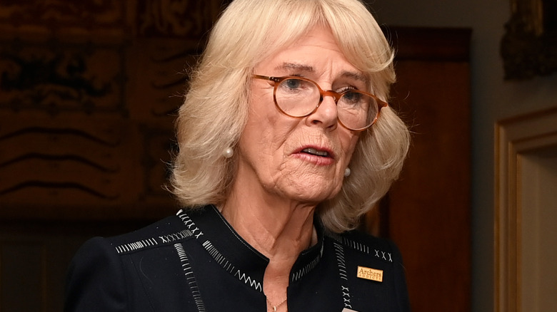 Camilla Parker Bowles donne une conférence