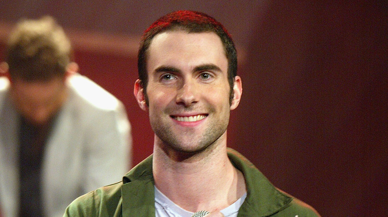 Un jeune Adam Levine souriant