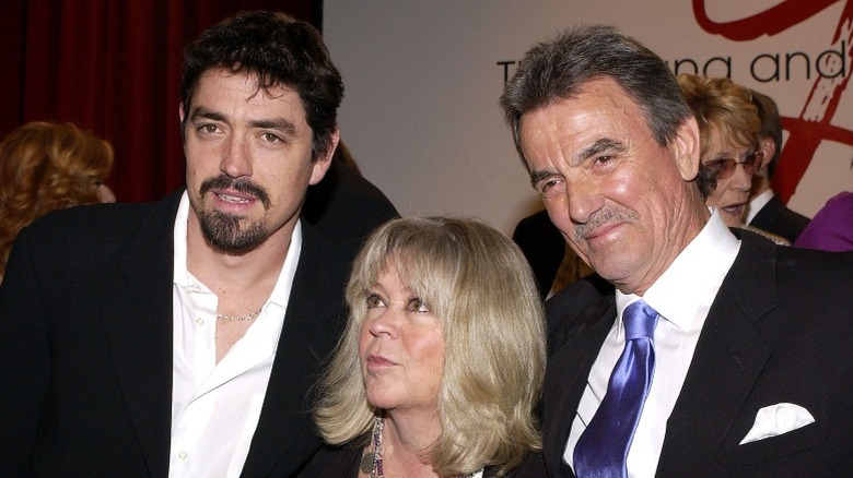 Eric Braeden avec sa femme et son fils