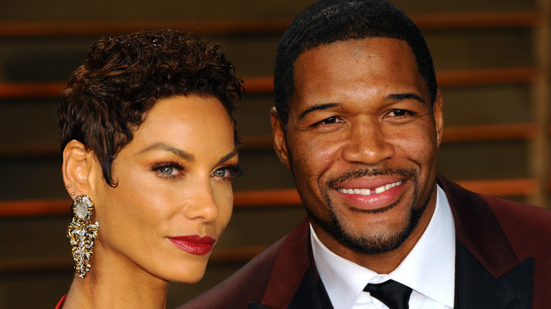 Nicole Murphy et Michael Strahan sur le tapis rouge