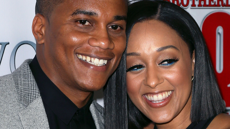 Cory Hardrict, Tia Mowry souriant