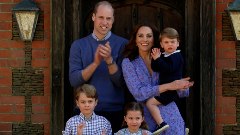 Kate Middleton avec sa famille