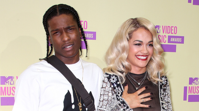 A$AP Rocky et Rita Ora sur le tapis rouge