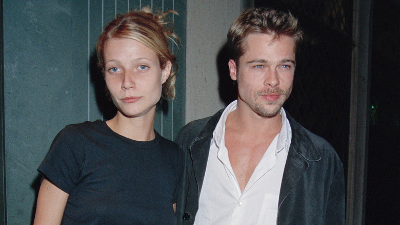 Brad Pitt et Gwyneth Paltrow posent